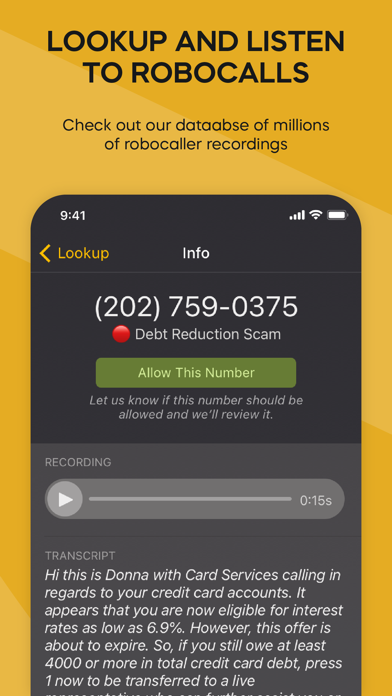 RoboKiller – Robocall Blocker app screenshot 6