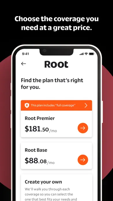 Root: Better car insurance app screenshot 3