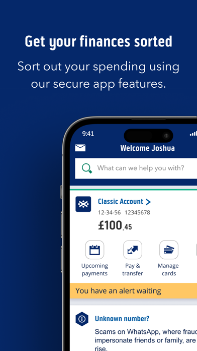 Royal Bank of Scotland app screenshot 1