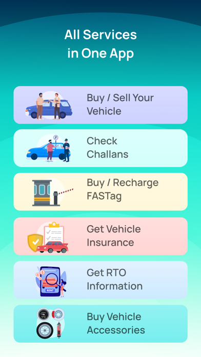 RTO Vehicle Information app screenshot 2