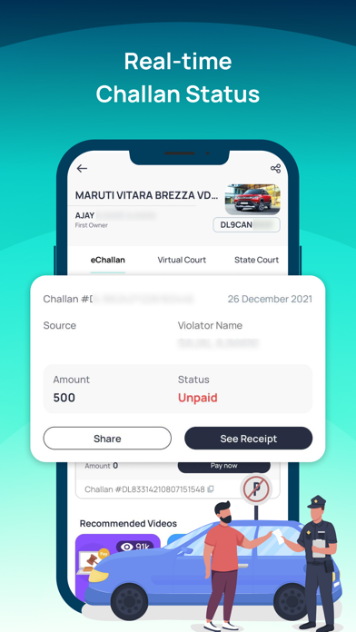 RTO Vehicle Information app screenshot 3