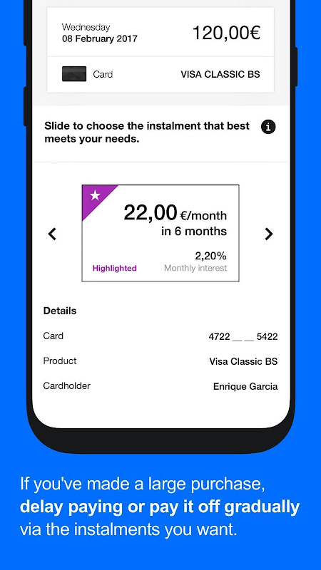 Sabadell Wallet app screenshot 3