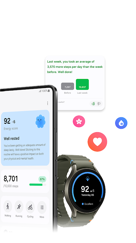 Samsung Health app screenshot 2