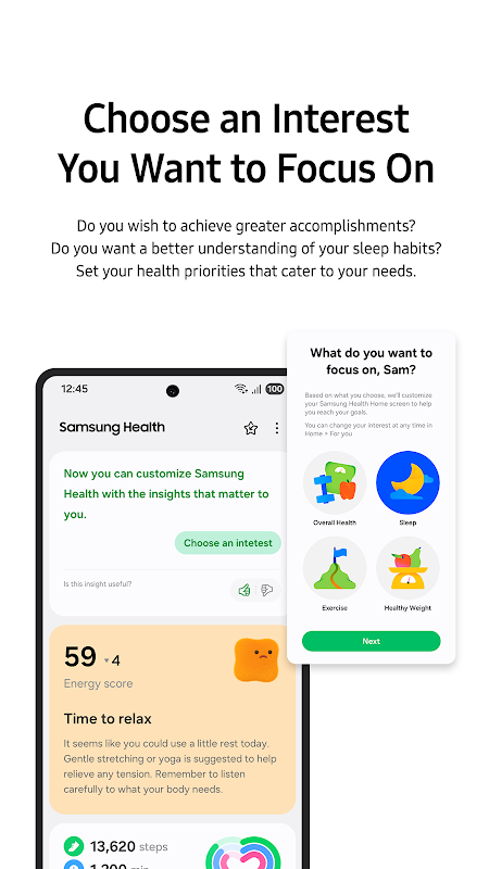 Samsung Health app screenshot 3