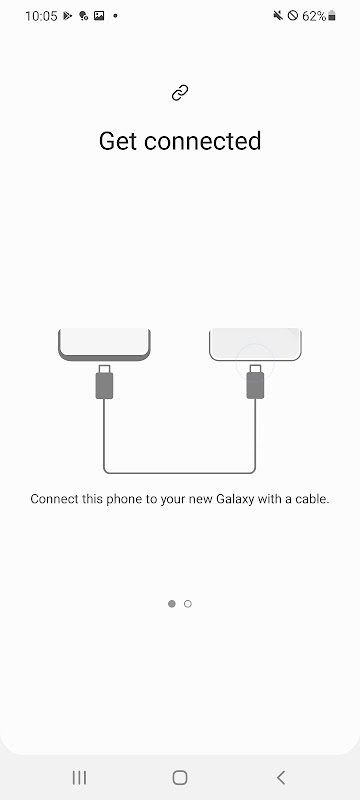 Samsung Smart Switch Mobile app screenshot 1
