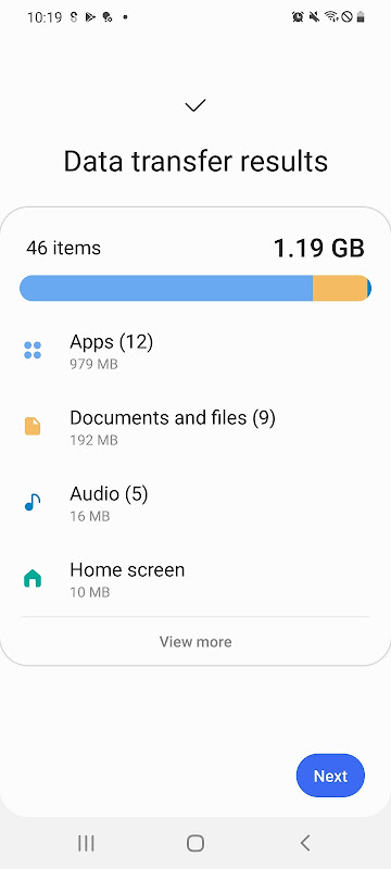 Samsung Smart Switch Mobile app screenshot 4