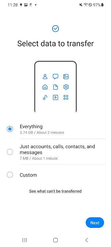 Samsung Smart Switch Mobile app screenshot 7