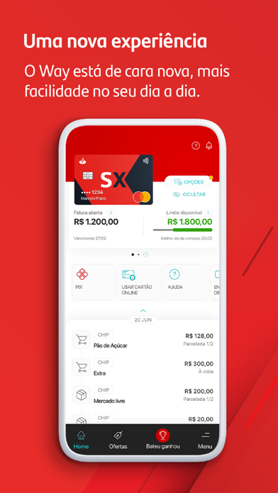 Santander Wallet app screenshot 1