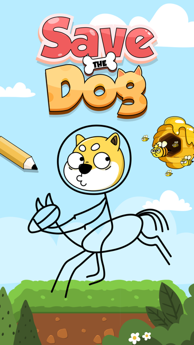 Save The Dog Bee – Draw Game app screenshot 6