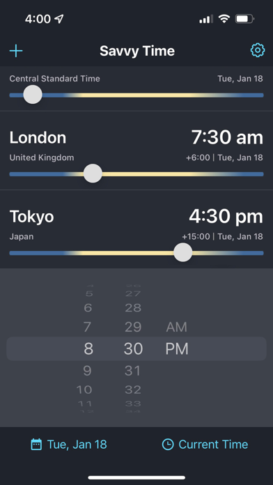 Savvy Time app screenshot 3