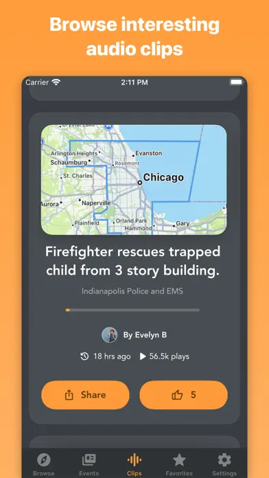 Scanner Radio Pro – Fire and Police Scanner app screenshot 2