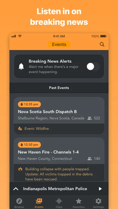 Scanner Radio Pro – Fire and Police Scanner app screenshot 5