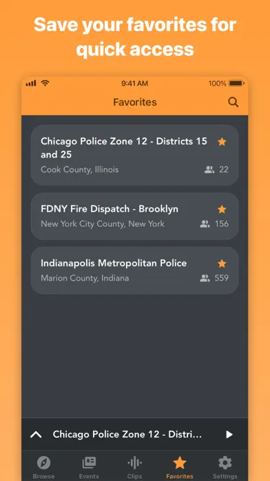 Scanner Radio Pro – Fire and Police Scanner app screenshot 6