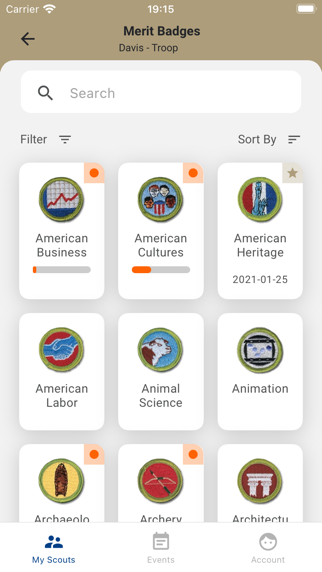 SCOUTING app screenshot 2