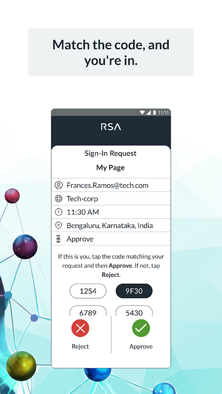 RSA Authenticator (SecurID) app screenshot 5