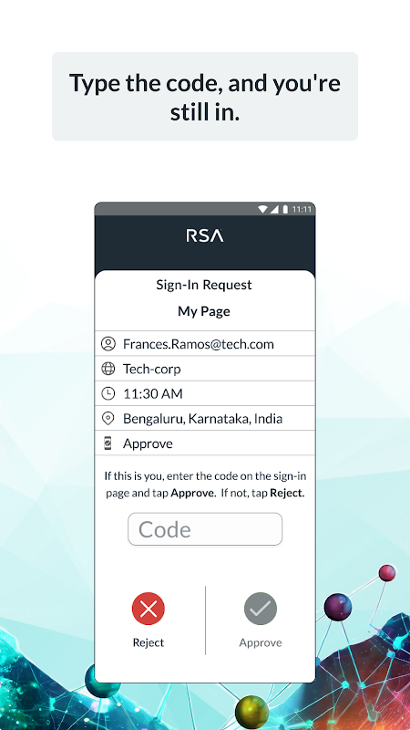 RSA Authenticator (SecurID) app screenshot 6