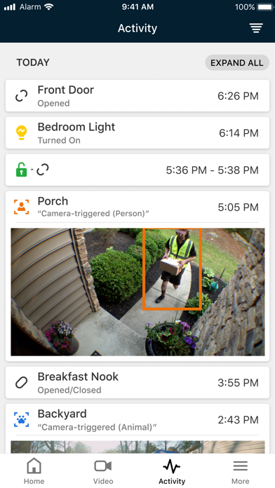 Securitas MyConnect app screenshot 1