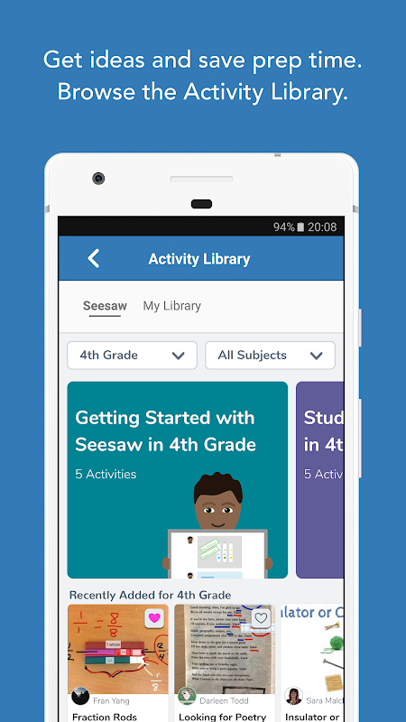 Seesaw app screenshot 3