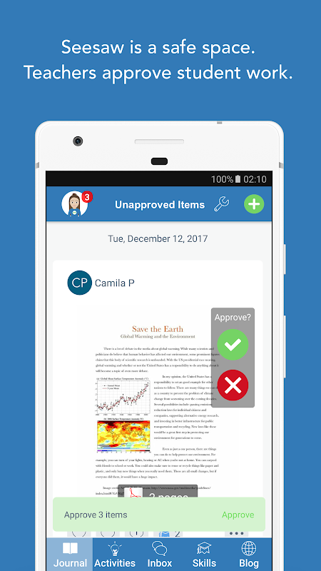 Seesaw app screenshot 4