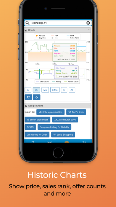 SellerAmp – SAS app screenshot 2