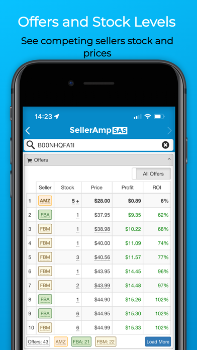 SellerAmp – SAS app screenshot 3