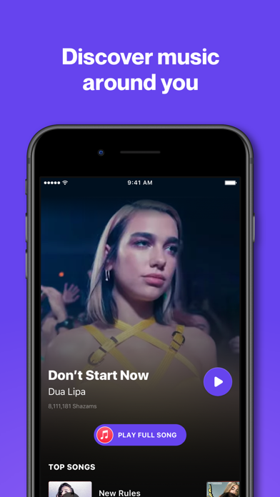 Shazam app screenshot 2