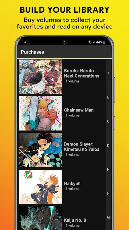 Shonen Jump Manga & Comics app screenshot 4