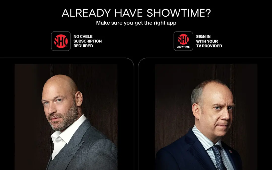 SHOWTIME app screenshot 1