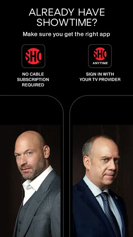 SHOWTIME app screenshot 2
