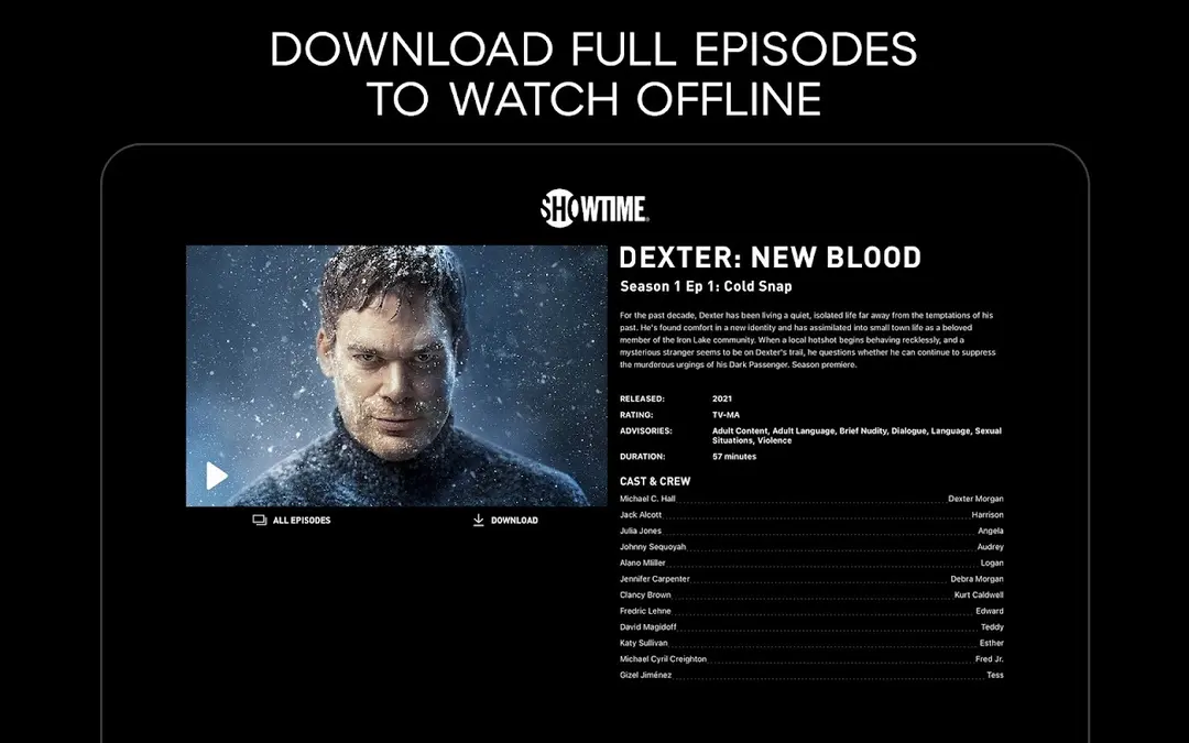 SHOWTIME app screenshot 4