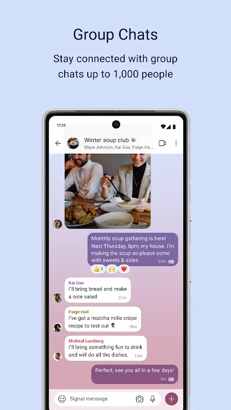 Signal Private Messenger app screenshot 4