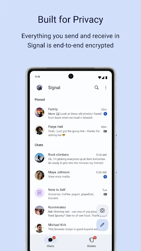 Signal Private Messenger app screenshot 5