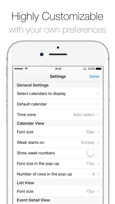 Simple Calendar Pro app screenshot 4