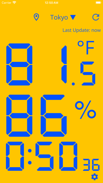 Simple thermometer app screenshot 3