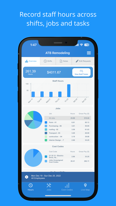 SINC: Employee Time Clock app screenshot 2