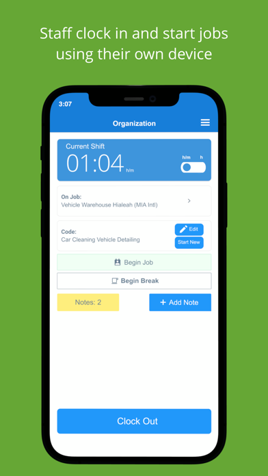 SINC: Employee Time Clock app screenshot 3