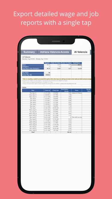 SINC: Employee Time Clock app screenshot 6