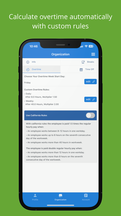 SINC: Employee Time Clock app screenshot 7