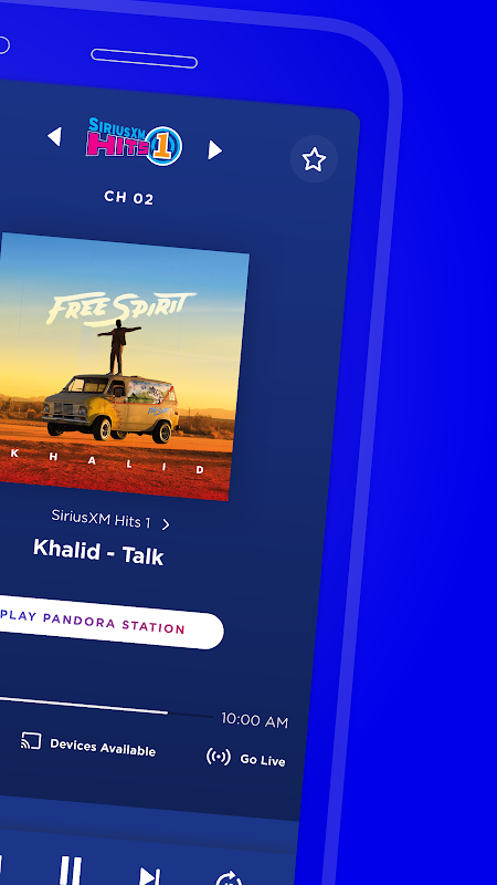 SiriusXM app screenshot 2