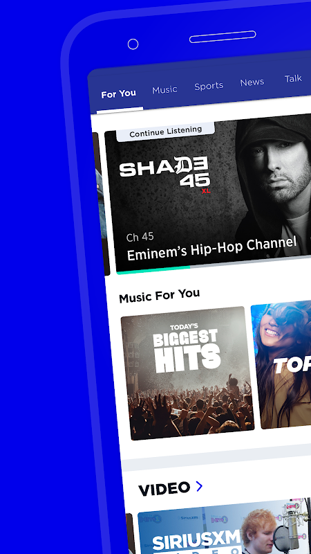 SiriusXM app screenshot 3