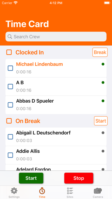 Sitefotos app screenshot 2