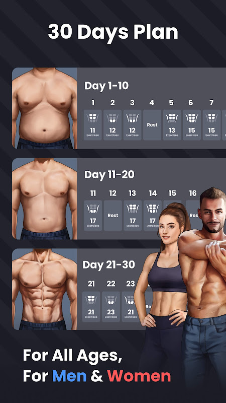 Six Pack in 30 Days app screenshot 3