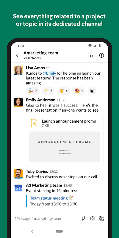 Slack app screenshot 5