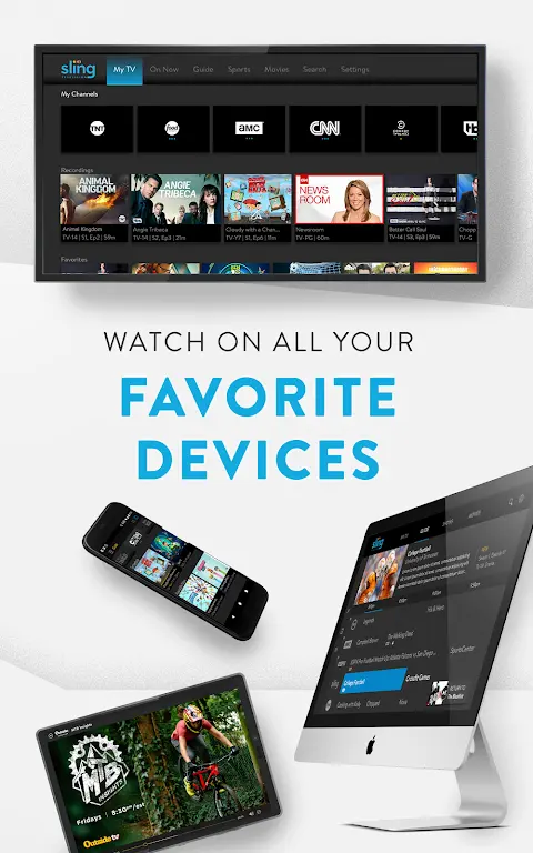 Sling TV: Live TV + Freestream app screenshot 1