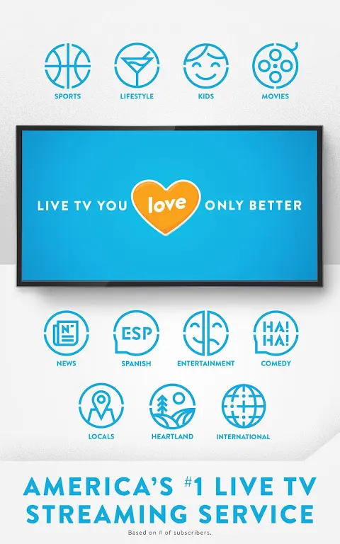 Sling TV: Live TV + Freestream app screenshot 2