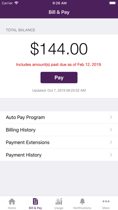 SmartHub app screenshot 3