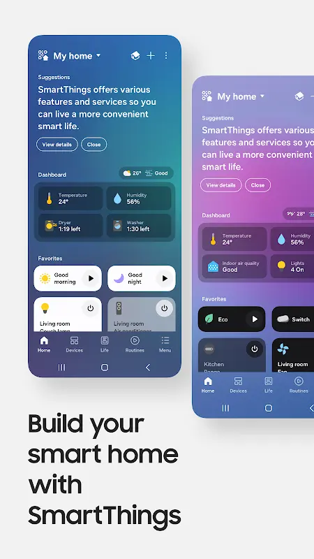 SmartThings app screenshot 1