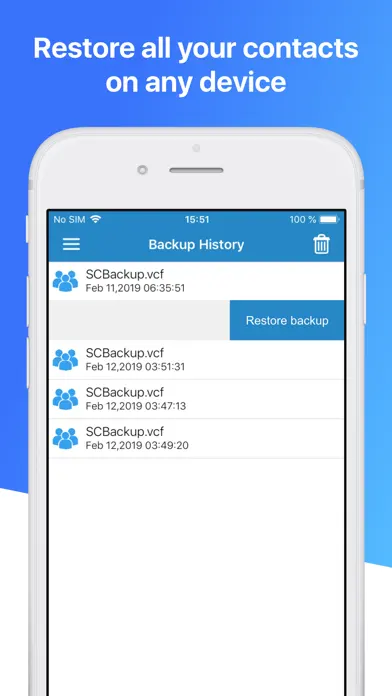 SMS Backup & Restore Pro app screenshot 4