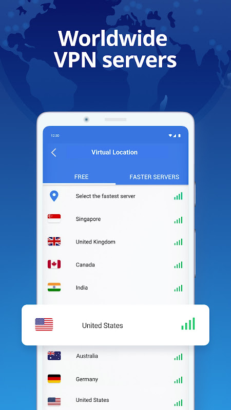 Snap VPN: Super Fast VPN Proxy app screenshot 2