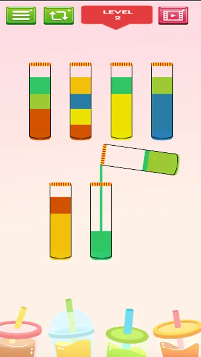 Soda Sort: Water Color Puzzle app screenshot 2